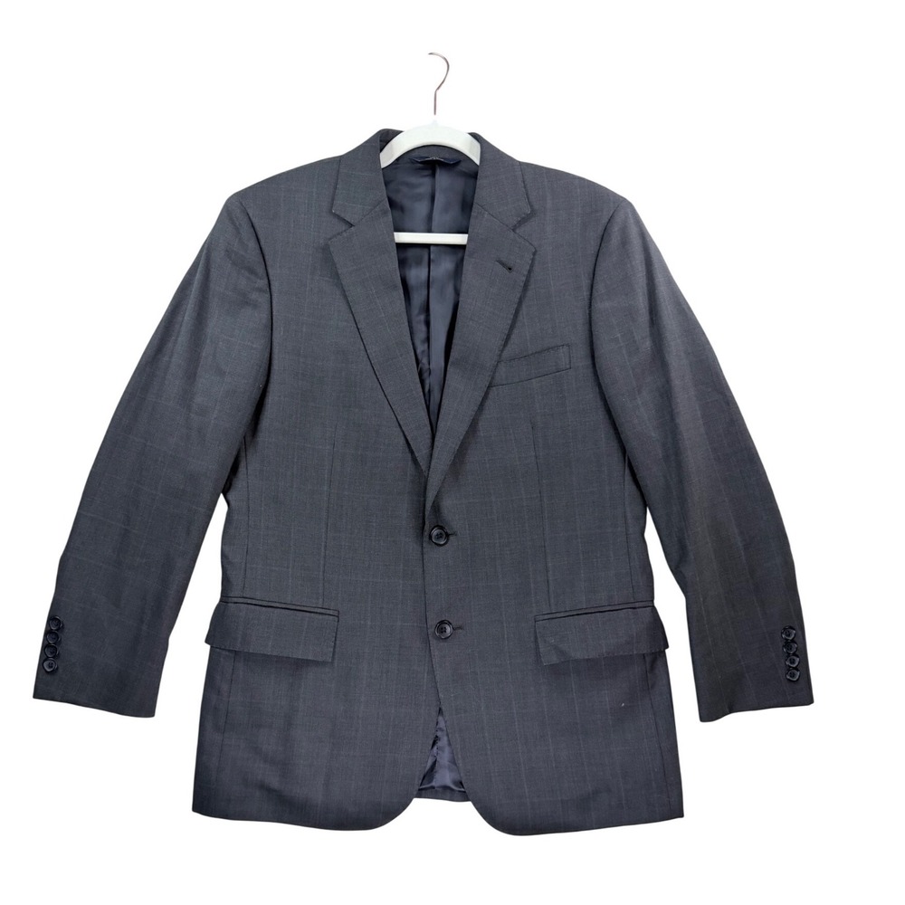 Brooks Brothers 346 Suit Jacket Mens 40S Grey Regent Fit Wool Blazer Glen Check